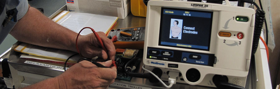 testing Lifepak unit